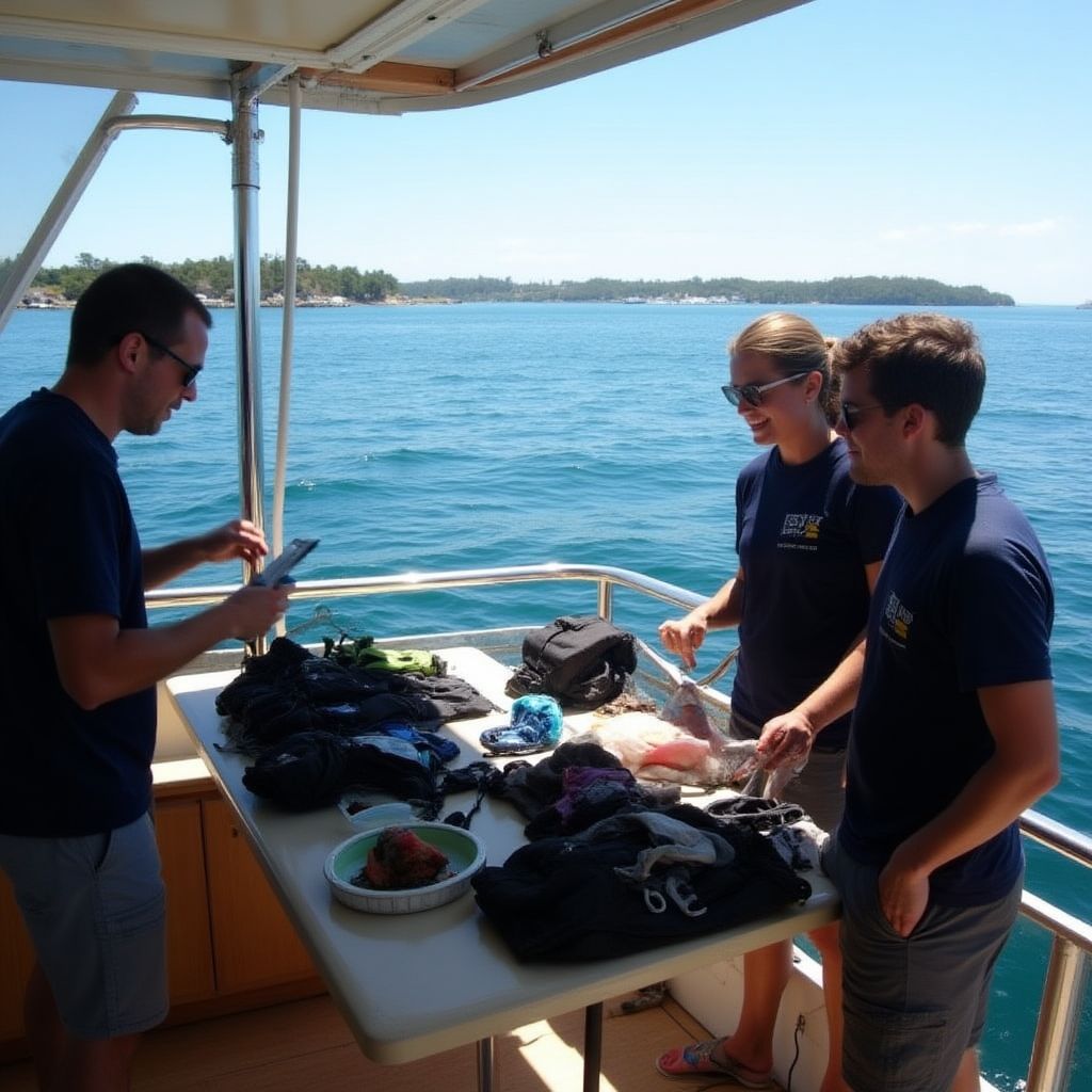Client preparation for Great Barrier Reef